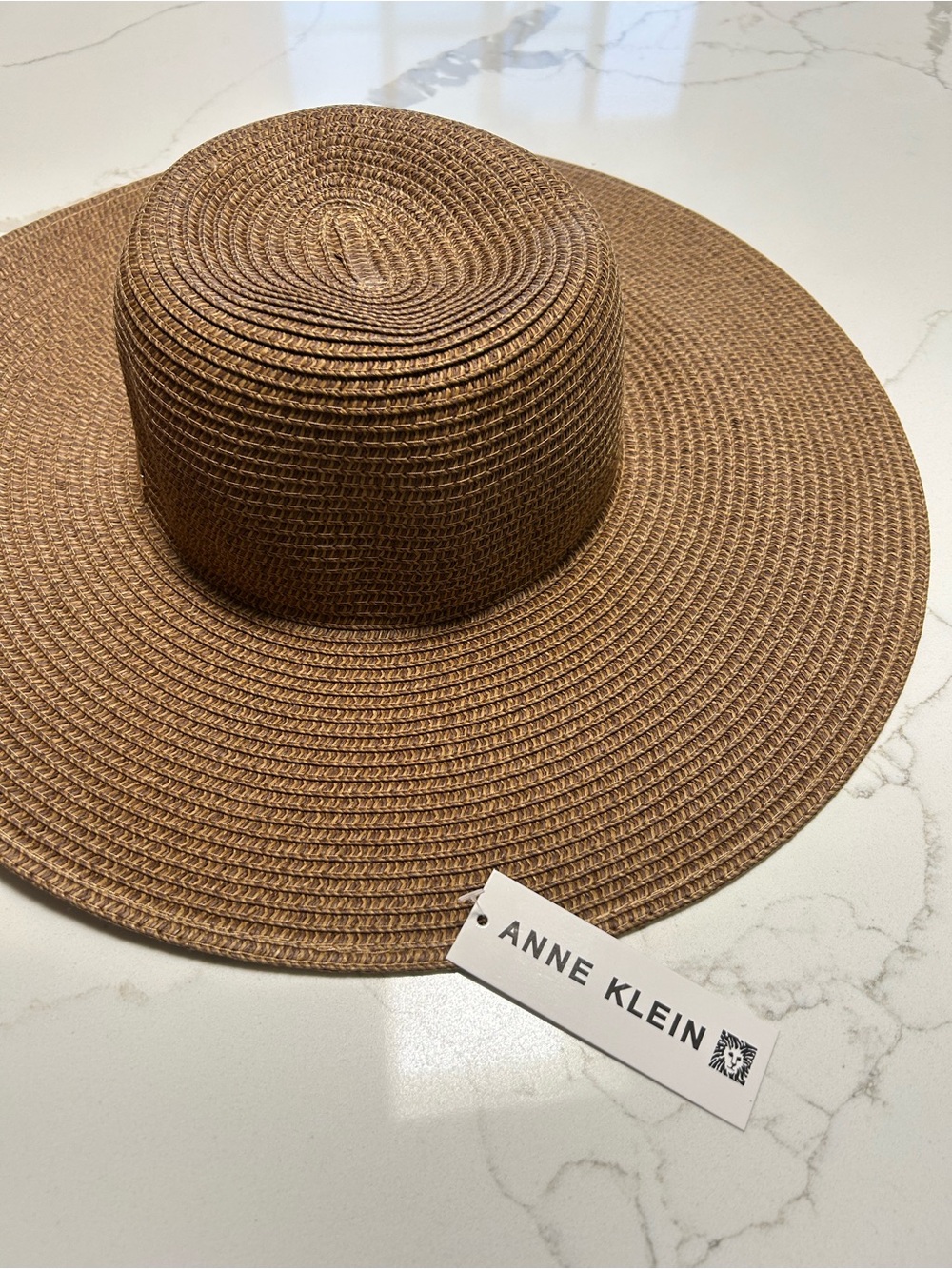 Anne Klein Sunhat With Animal Print Brim - Picture 8 of 8